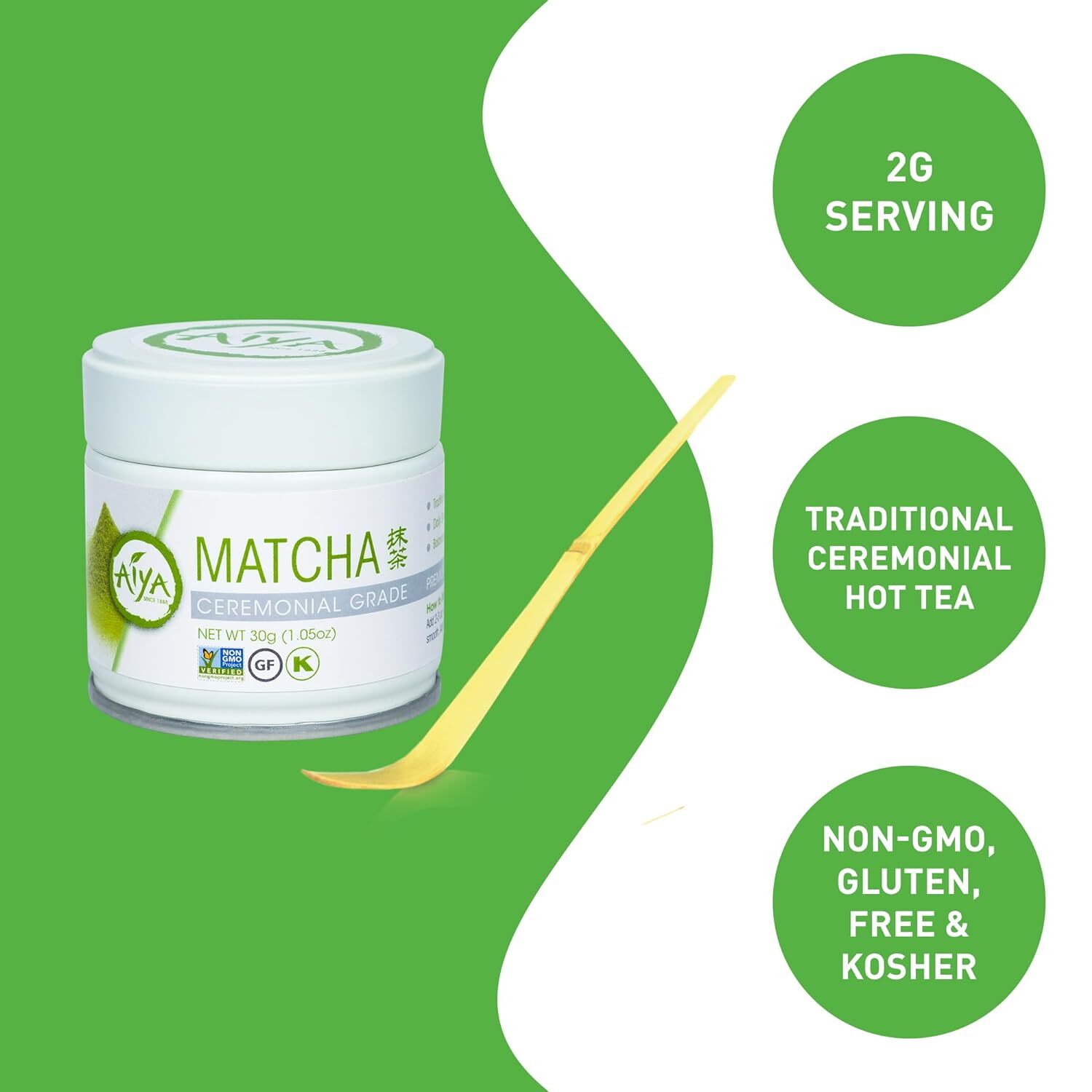 Aiya Matcha Tea Ceremonial Grade 30 Gr