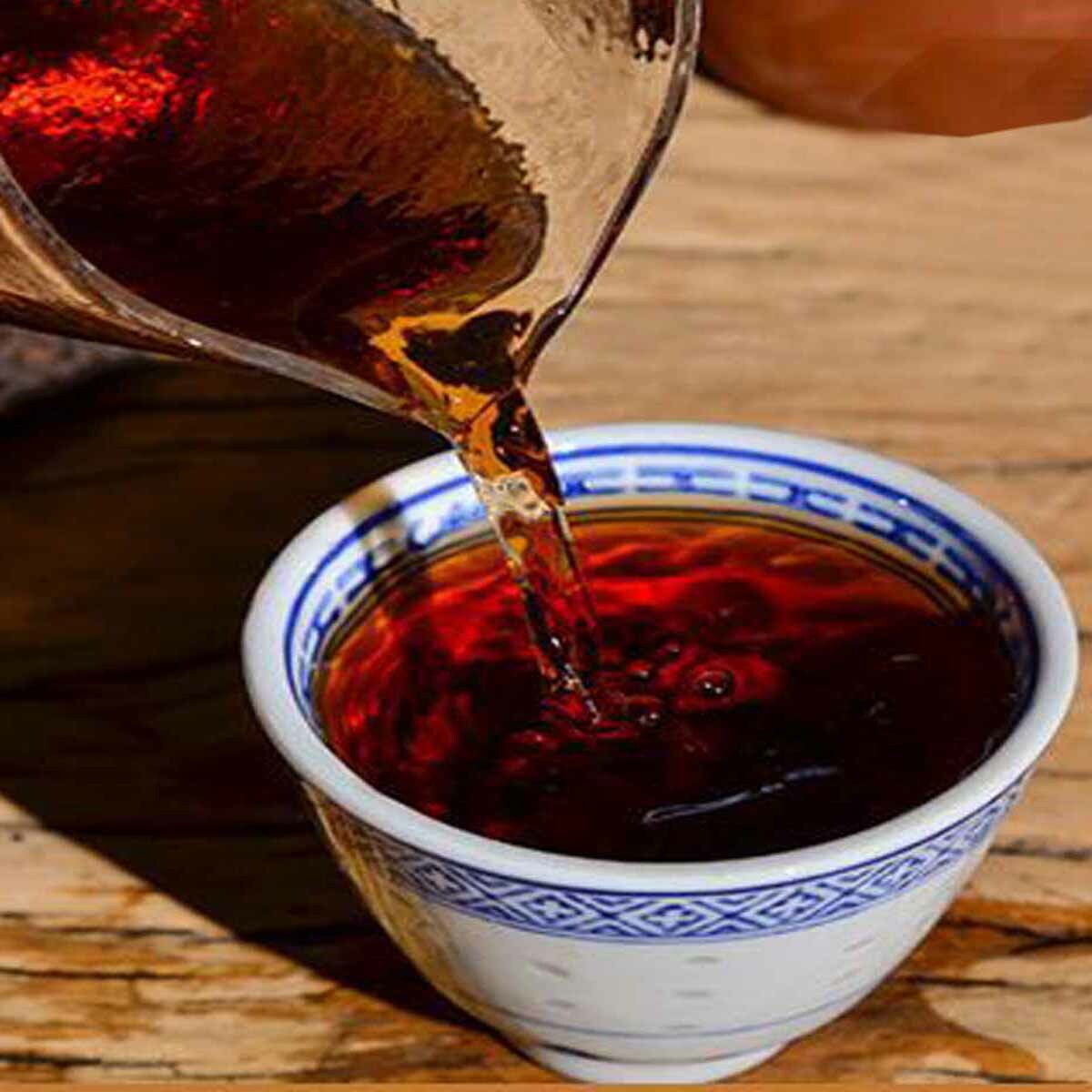 Ripe Pu-erh Tea Glutinous Rice Fragrant Shu Yunnan Natural 357g Cake