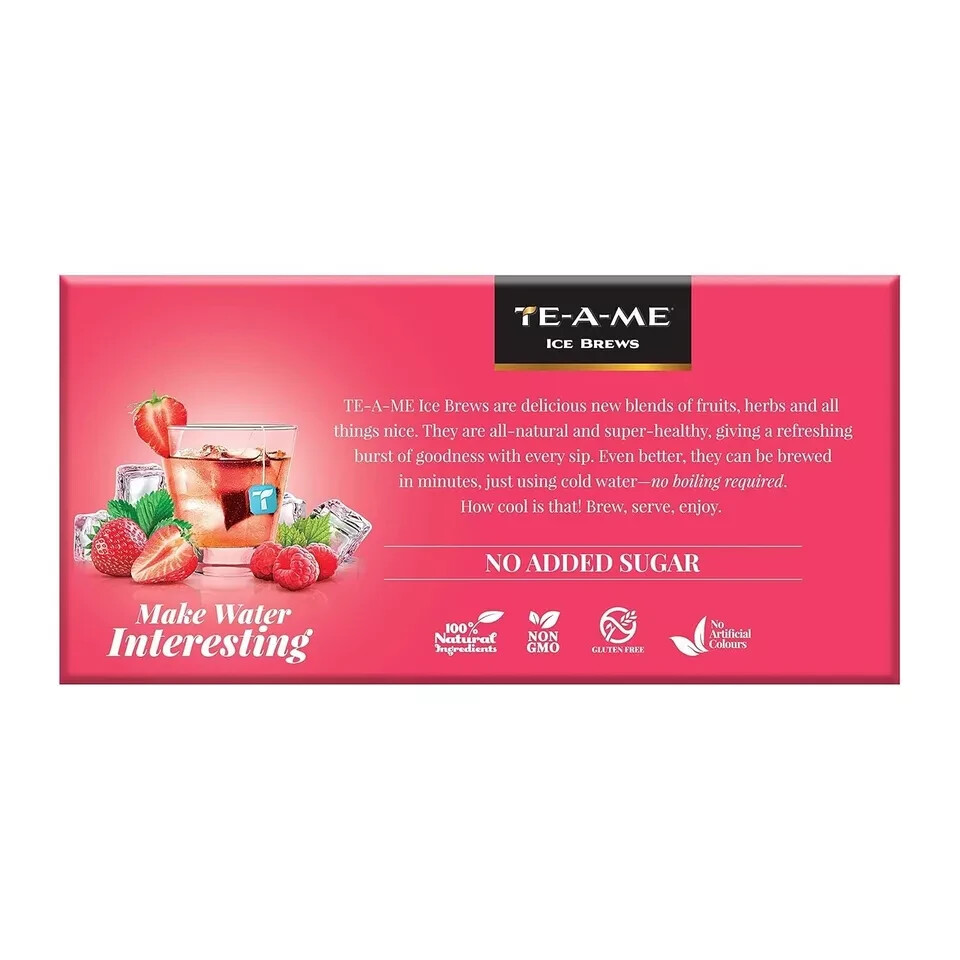 TE-A-ME Wild Berry Ice Tea – 18 Tea Bags 54G free shipping world wide