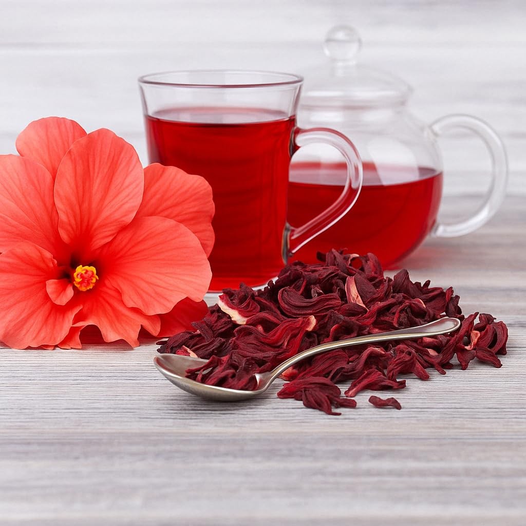 Organic Hibiscus Tea – 100 Count, PlantBased Pyramid Tea Bags