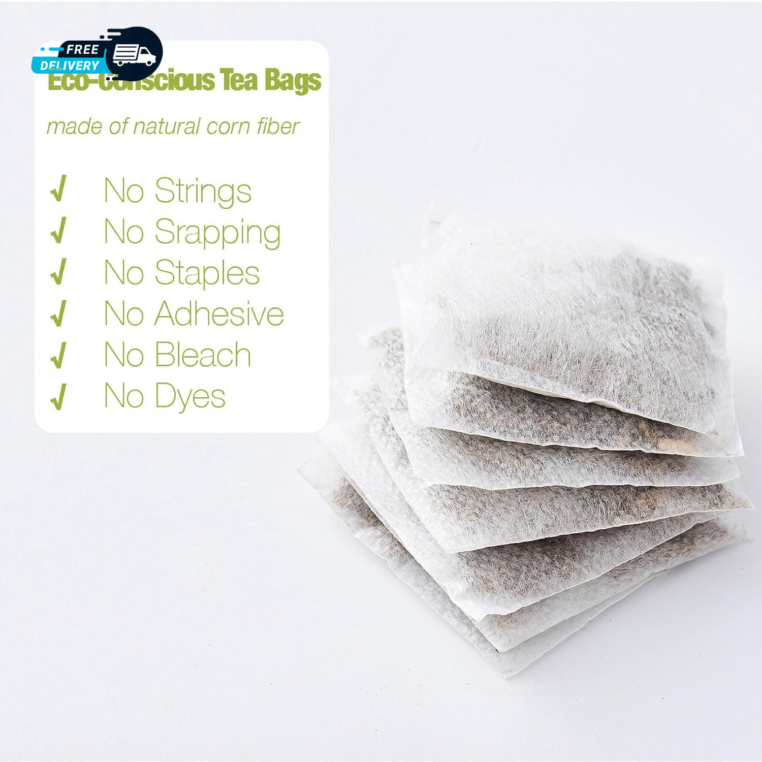 50 Bags Roasted Dandelion Root Tea Bags 2.5/Bags Natural Dried Dandelion Root