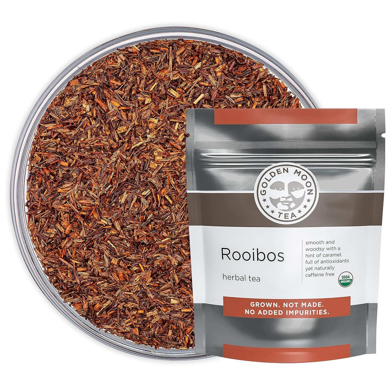 Organic Rooibos Long Cut Loose Leaf Tea 192 Servings South African Herbal