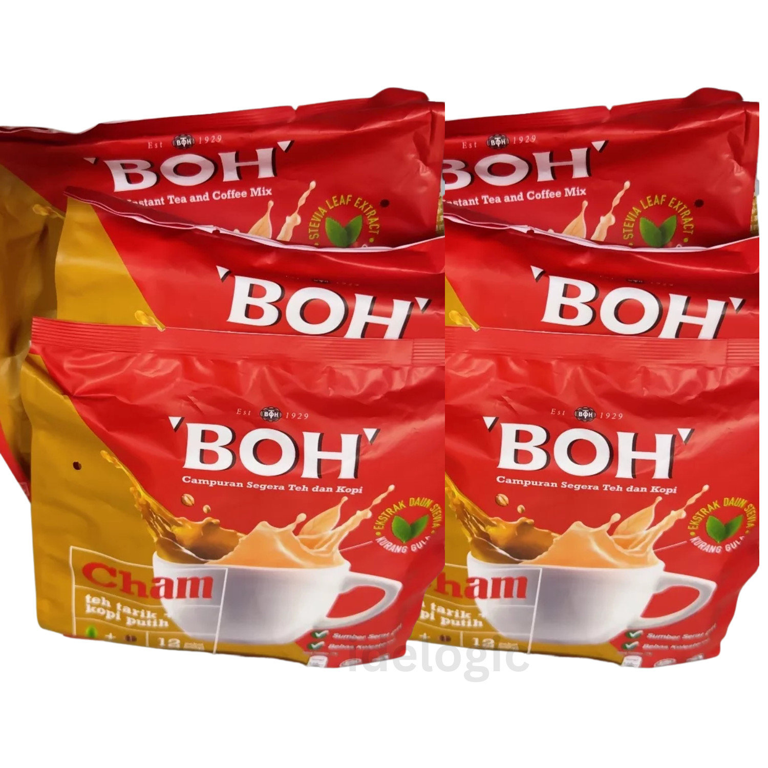 BOH Plantation BOH Cham Tea & White Coffee Mix – 12s x 27g Teh Tarik & Coffee
