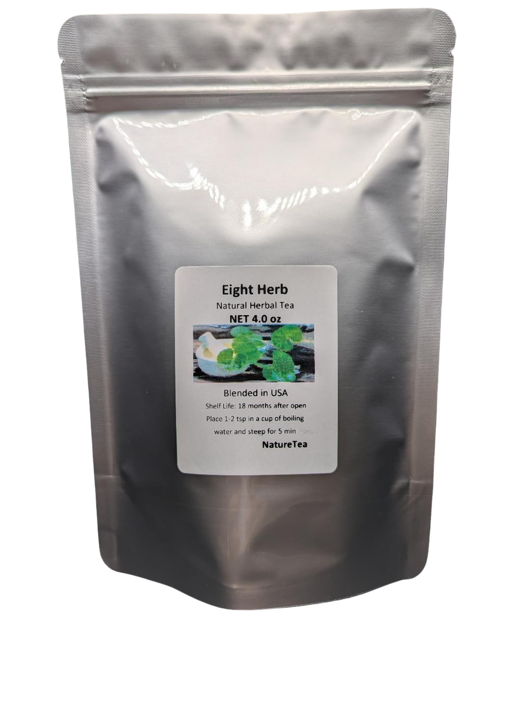Eight Herb Tea – Loose Leaf Herbal Tea Blend – By Nature Tea – Wild Crafted