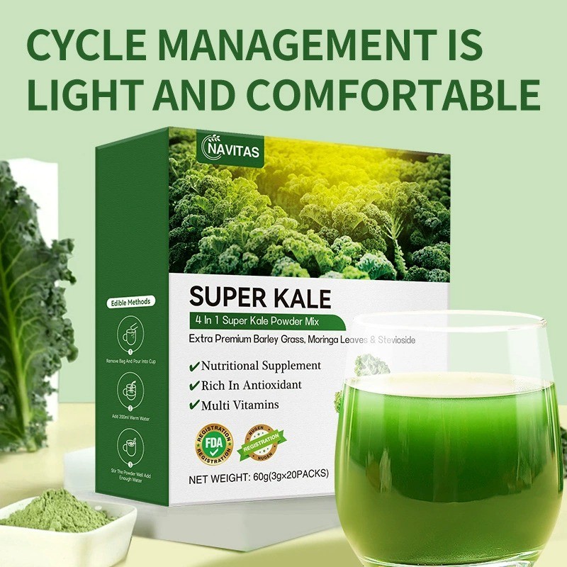 Super Kale Detox Tea Rich In Antioxidant Multi Vitamins-Body Management 20 Bags