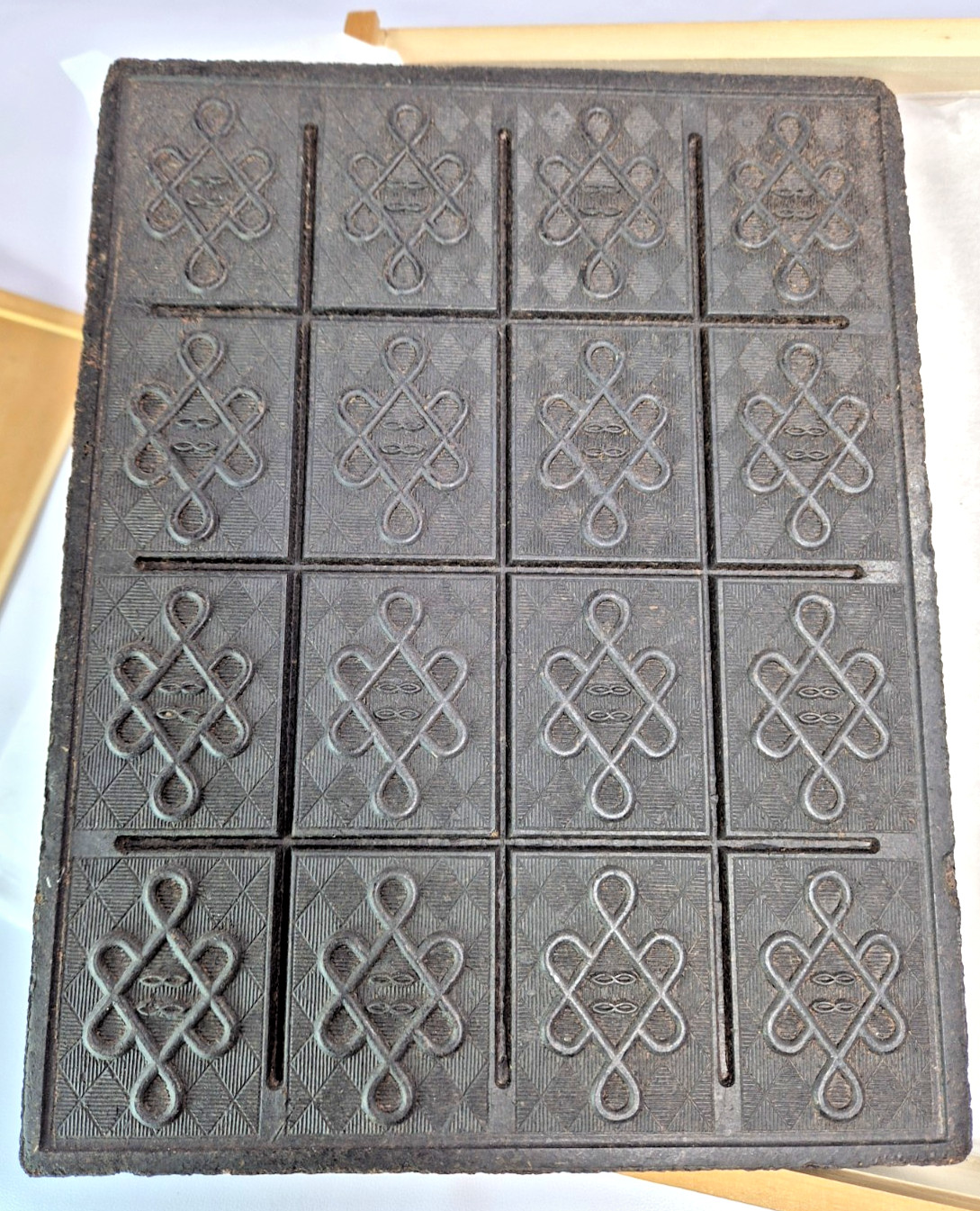 Vintage Chinese Black Tea Brick for Cost Plus World Market Net Weight 2.6-Pound