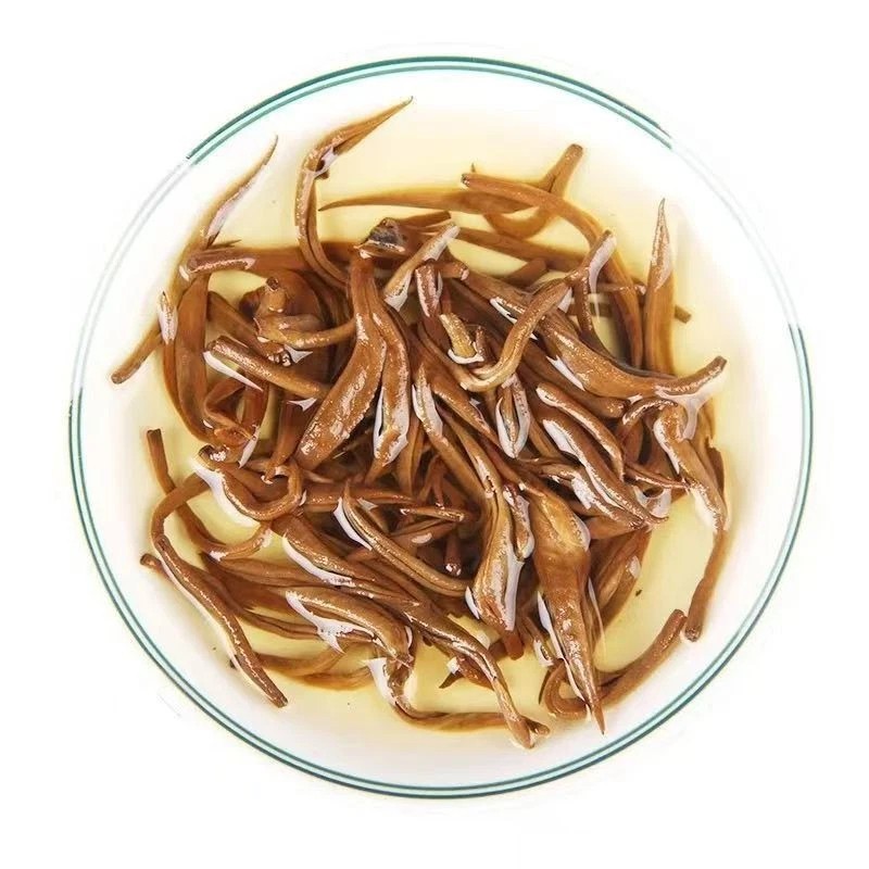 250g Yunnan golden snail black Tea BiLuoChun black tea,Dian Hong JinSi Snail tea