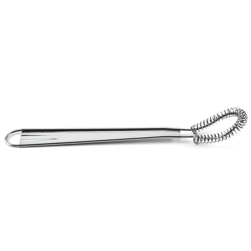 Silver Stainless Egg Beater Steel Mini Spring Coil Whisk Handheld 1,