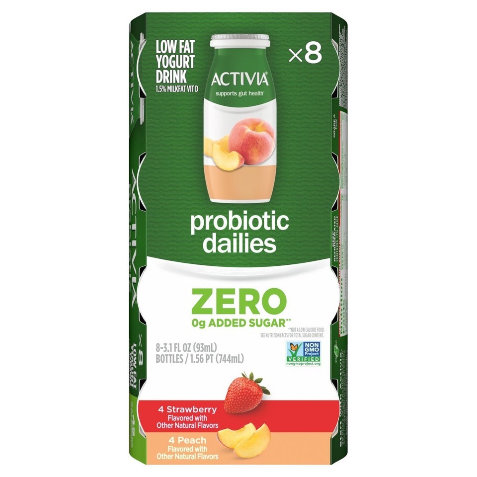 2 PACK Yakult Nonfat Probiotics Health Drink Bottle, 5 X 65 ml USA