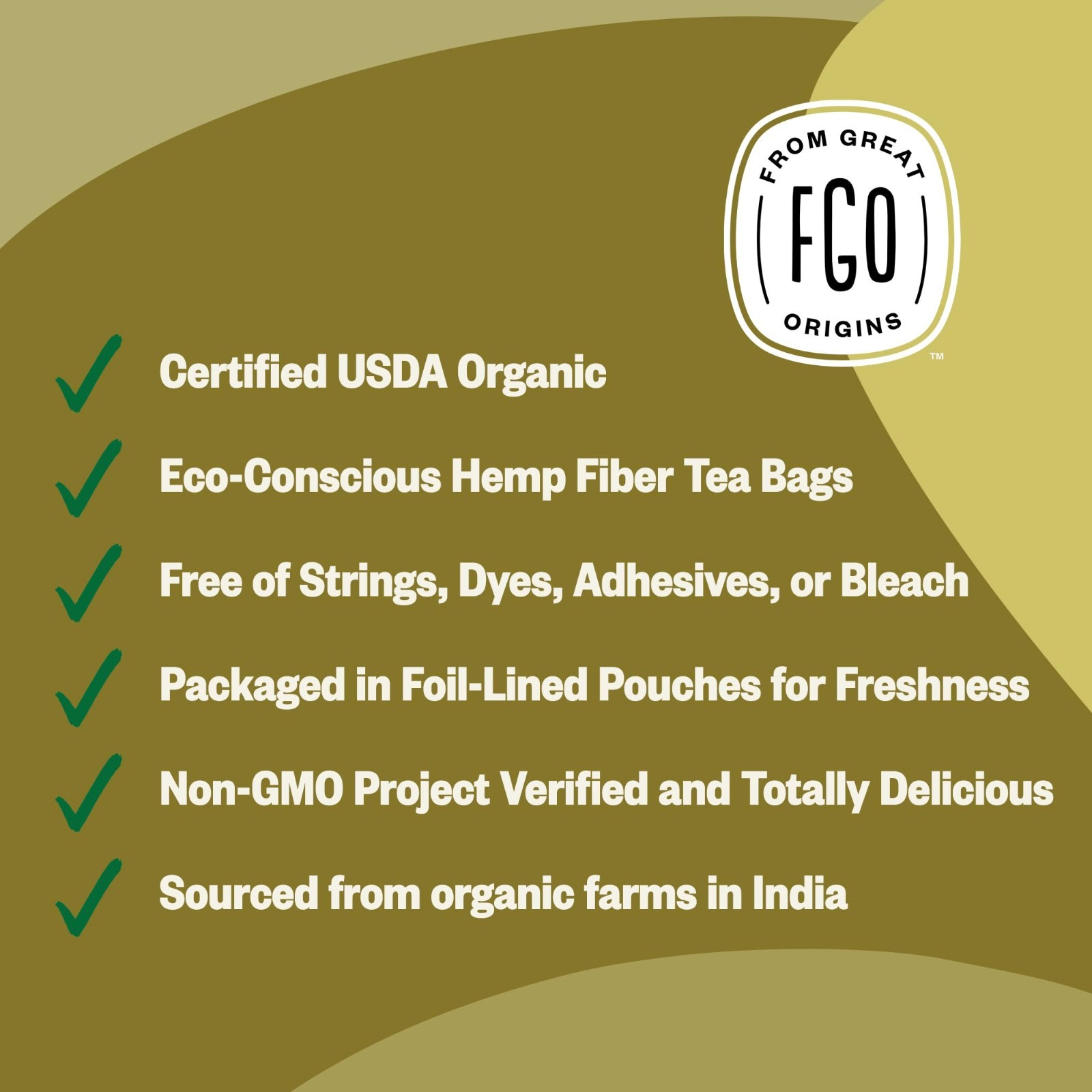 Organic Ginger Tea Bags – 100 Count, Eco-Friendly, Resealable Packaging, Herbal