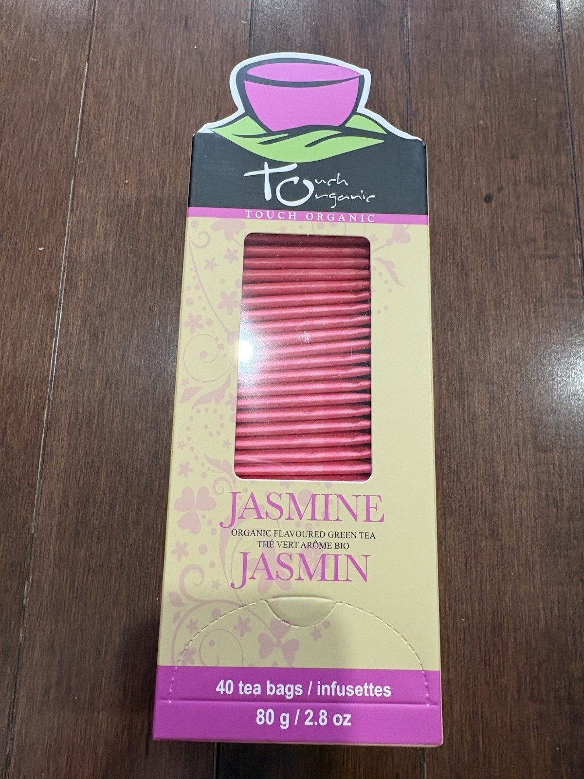 Touch Organic Jasmine White Tea Bags, 40 Bags, 2.5 oz
