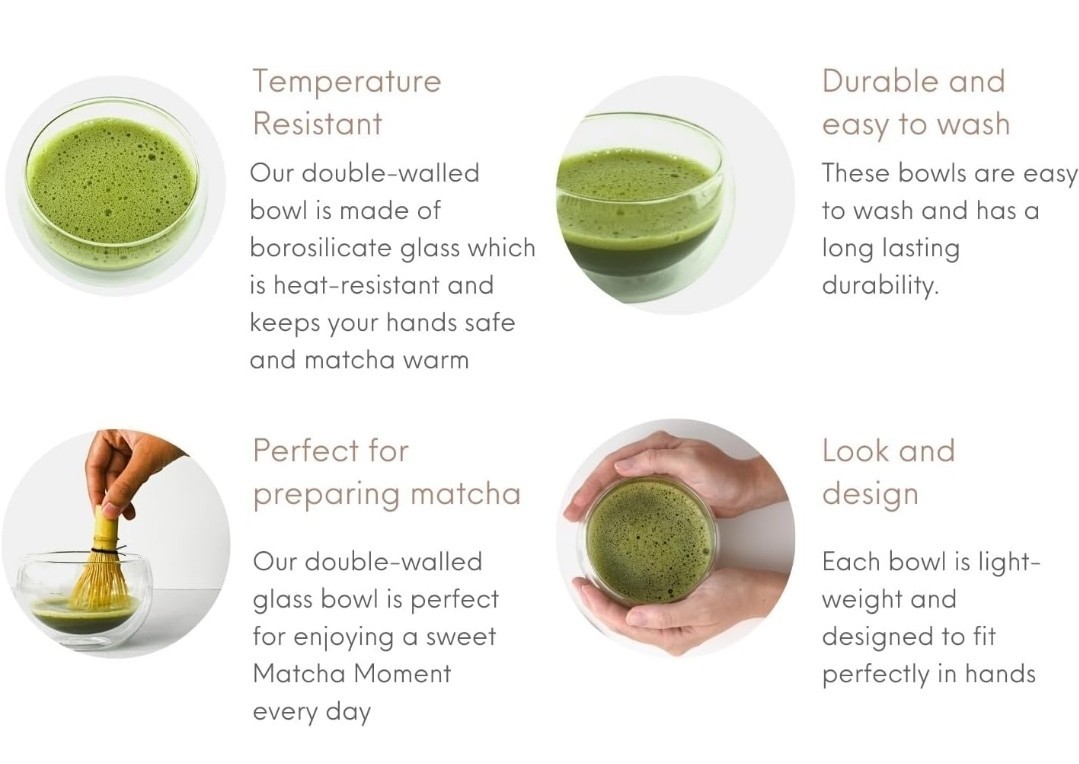 4 Piece Matcha Set Starter Kit Traditional Tea Tools Barista Grade, OPEN BOX