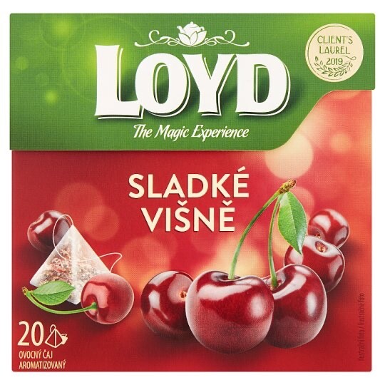 LOYD SWEET CHERRY tea -1 box/ 20 tea bags FREE SHIPPING