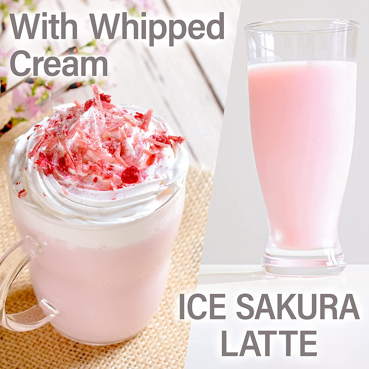 Sakura Latte 100g Powder Cherry Blossom Latte Kyoto Uji Yamasan Made in Japan