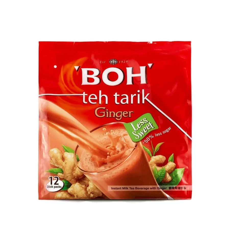 “BOH” 3 IN 1 INSTANT TEA|TEH TARIK LESS SUGAR| 26g X 12 STICKS| MALAYSIA PRODUCT