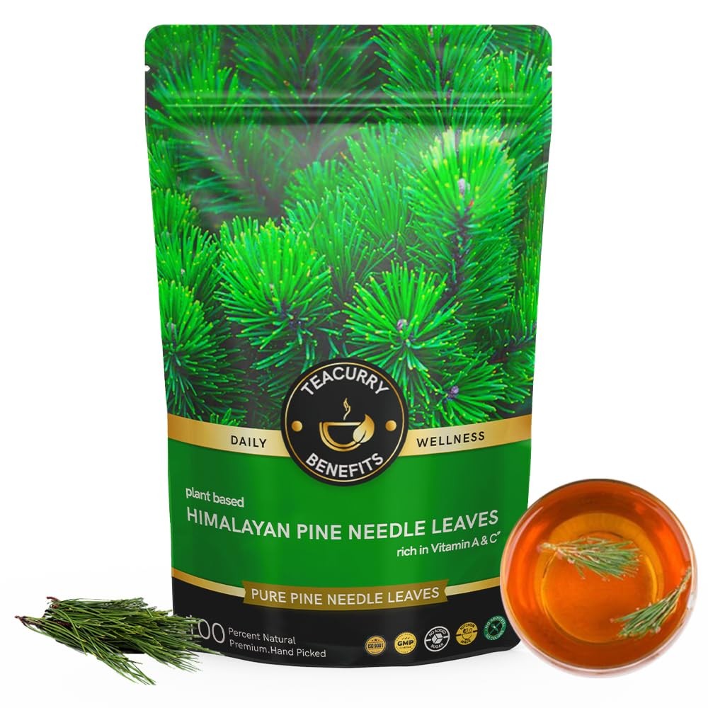 Teacurry Himalayan Pine Needle Tea 25g | Natural Herbal Tea for Hair & Skin