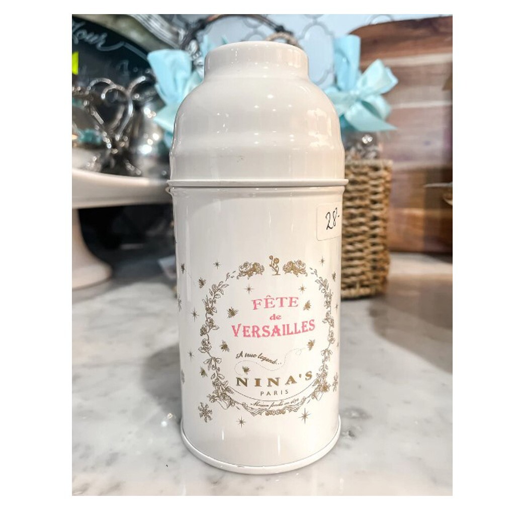 Nina’s Paris, Fête de Versailles French Loose Tea in White Gift Tin, 2.82 Oz