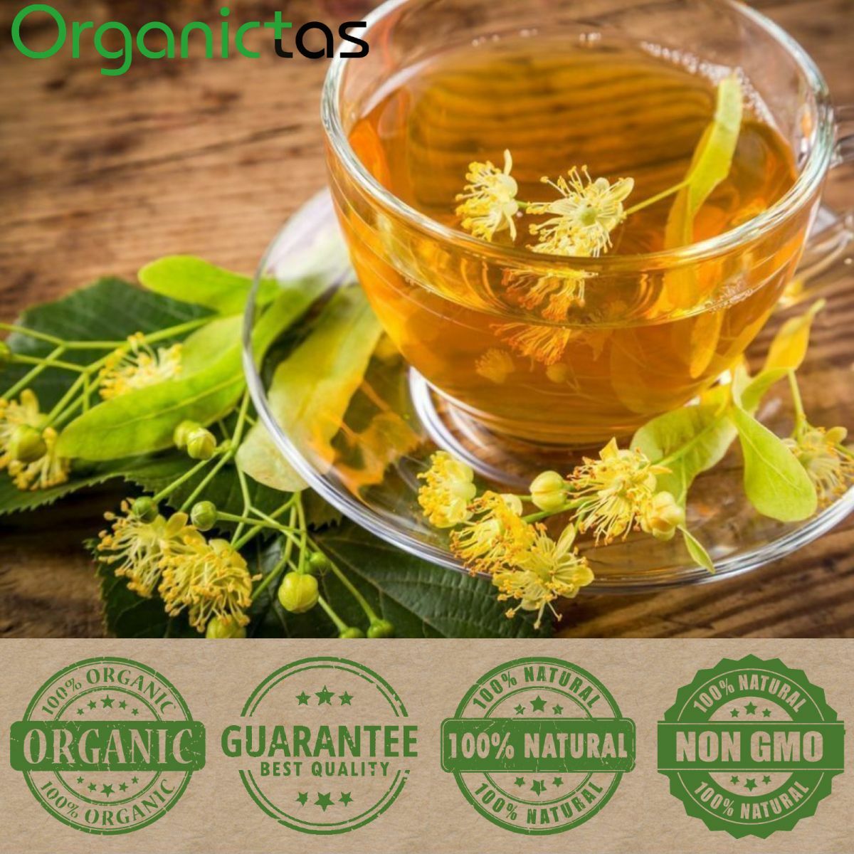 Organic LINDEN FLOWER Tea 2023 Wild Harvest Lime Tree Tilia Premium Quality 100g