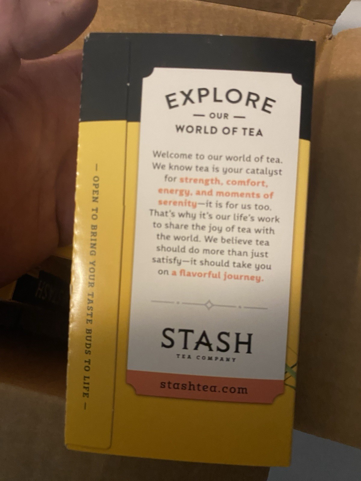 1 Pack – Stash Lemon Ginger Vitality Herbal Tea Bags- 20 Count