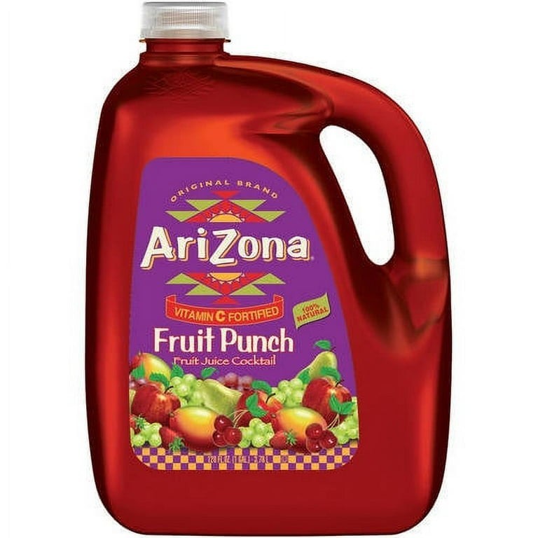(2 pack) AriZona Kiwi Fruit Punch Juice,128 fl oz