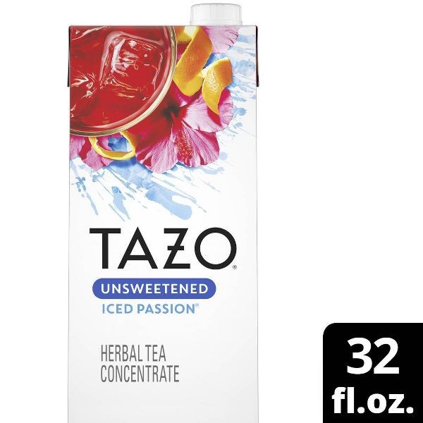Tazo Unsweetened Passion Iced Tea Concentrate – 32 fl oz