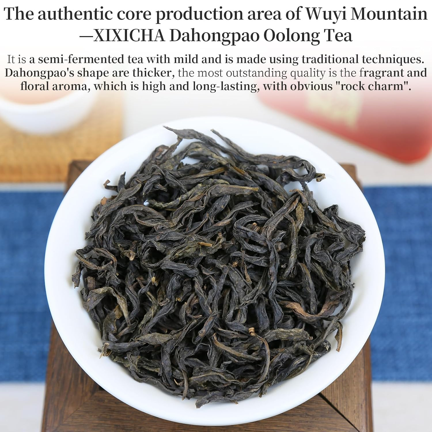 Dahongpao Oolong Tea 4.23Oz (120G) China Wuyi Mountain Big Red Robe Oolong Te…