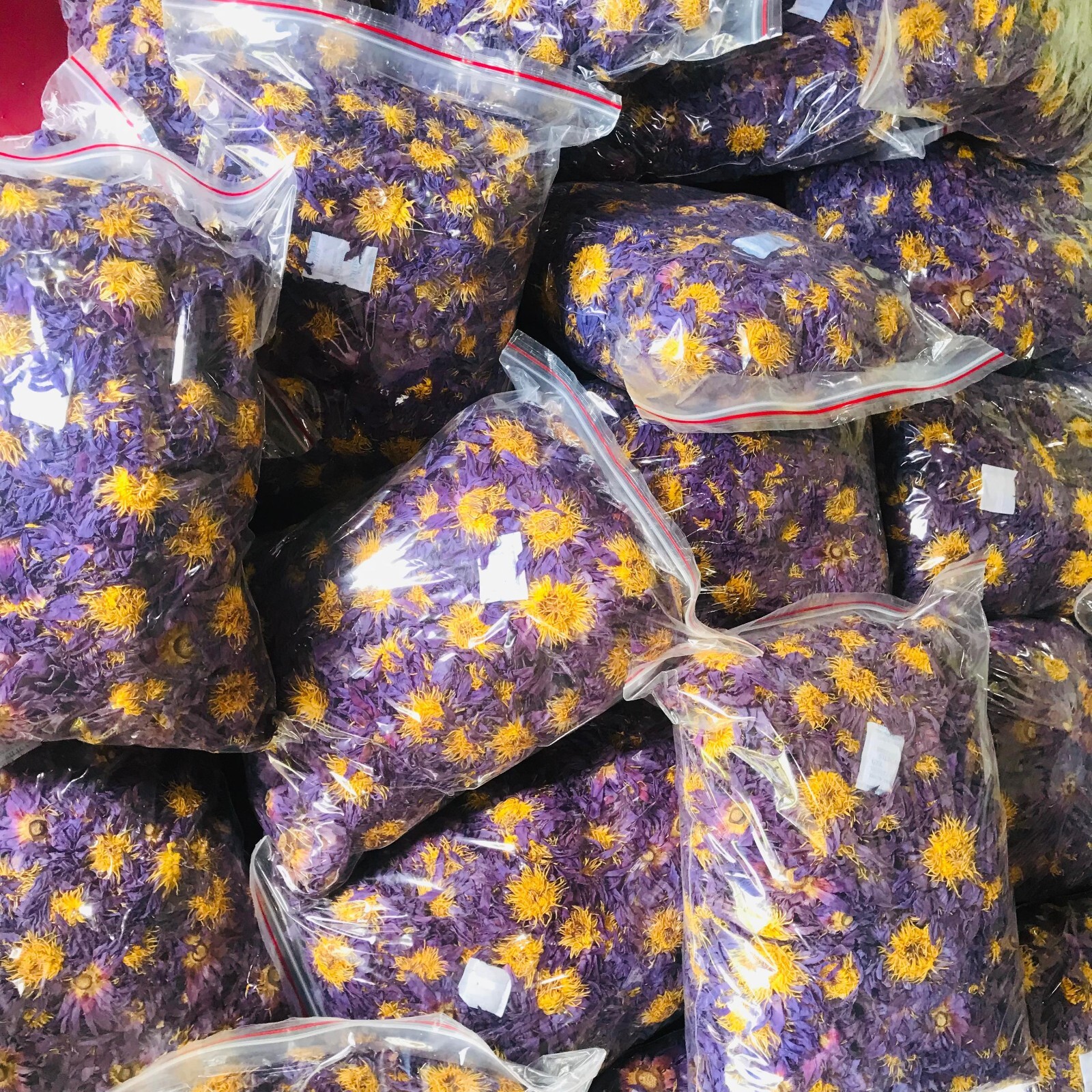 Ceylon Dried Blue Lotus Nymphaea Caerulea 100% Organic Herbal Hand Picked Flower