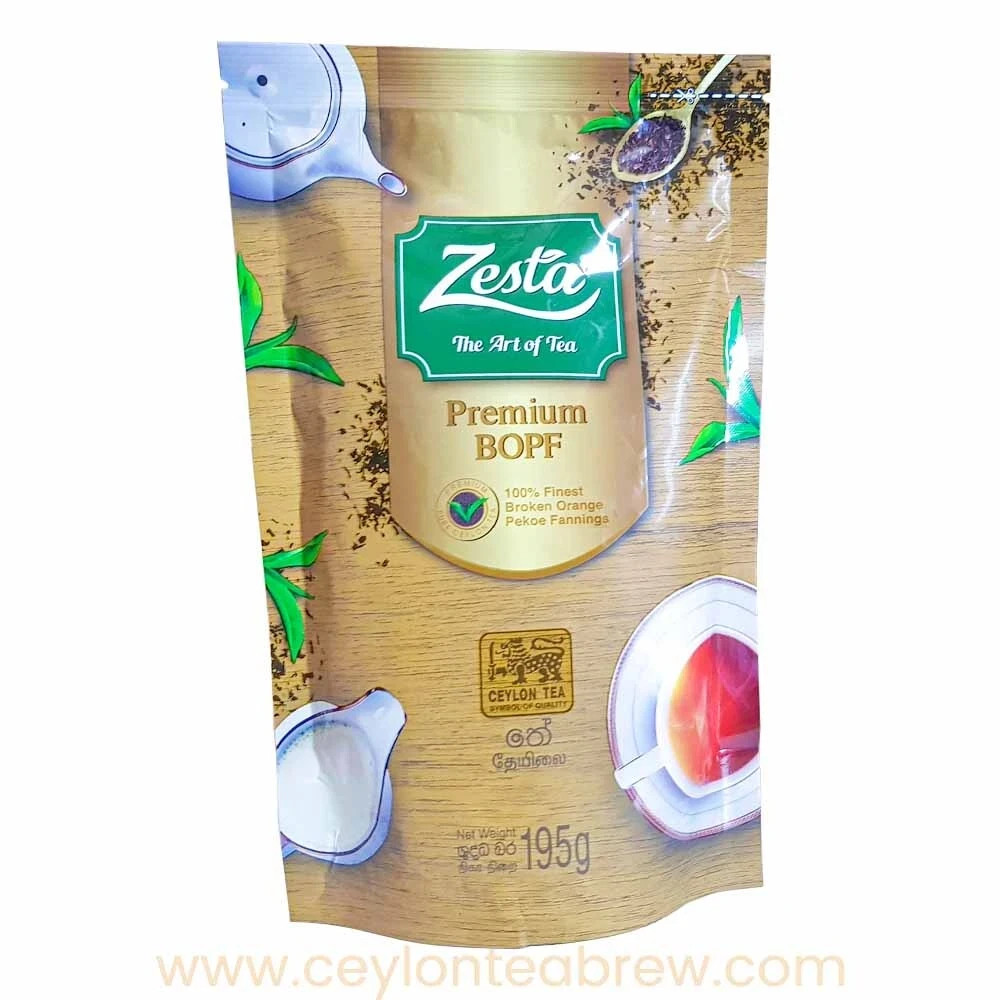 Zesta Ceylon pure Black tea Organic Tea Bags Premium BOPF Healthy slimming tea