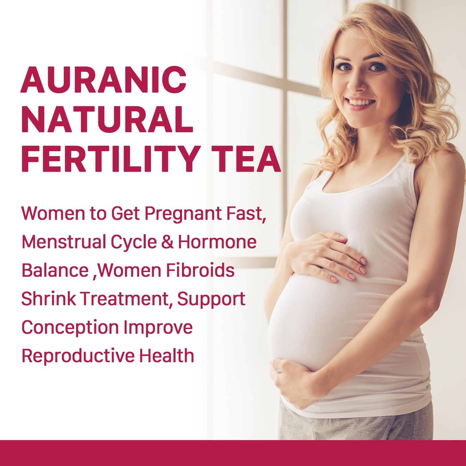Natural Fertility Tea for Women to Get Pregnant Fast, Menstrual Cycle & Hormo…