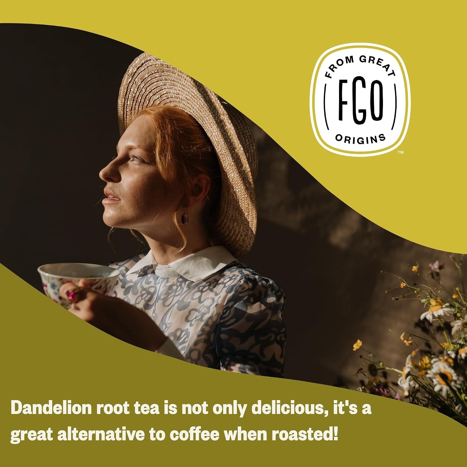 Delicious Caffeine-Free Organic Dandelion Tea – 16oz Loose Leaf from Bulgaria
