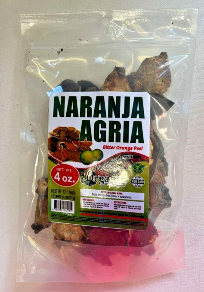 Naranja Agria/Bitter Orange 4oz – Organic Mexican Herbal Tea/ Té Natural Hierbas