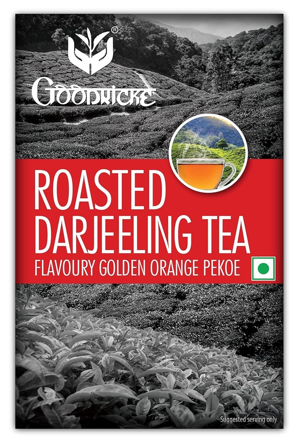 GOODRICKE Roasted Darjeeling Tea 250 g Premium Black Loose Leaves Tea Rich Taste