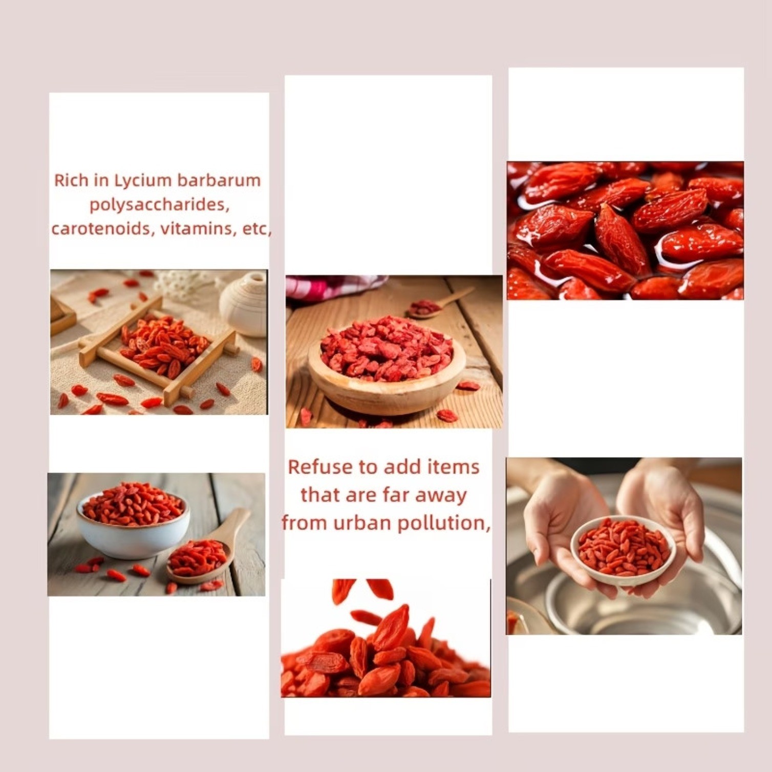 Natural High-Quality Goji Berry Powder Fine Texture and Rich Flavor Vegan