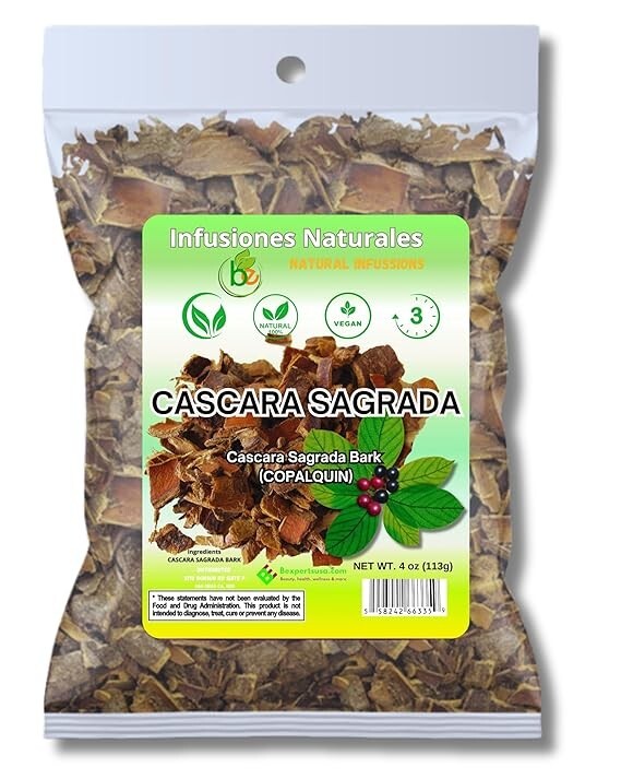 CASCARA SAGRADA Loose Tea Cascara Sagrada Bark 4 oz (113g) | Rhamnus purshiana |