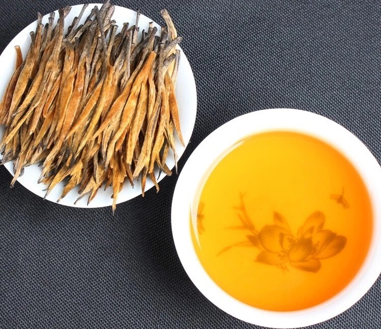 1000g Yunnan Dian Hong Golden buds Leaf Black Tea,China DianHong thé,fengqing