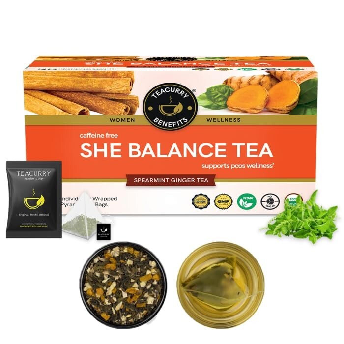 PCOS TEA SHE BALACE TEA (30 TEA BAGS) Helps with Hormonal Balance and Cycle