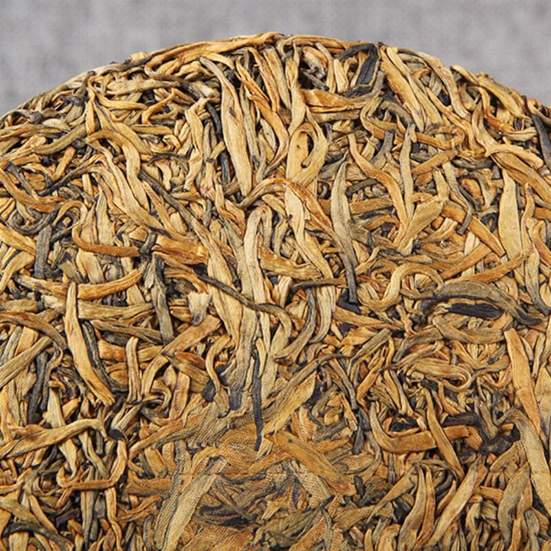 Yunnan Dianhong Black Tea Cake 357g Honey Fragrant Golden Bud Tea