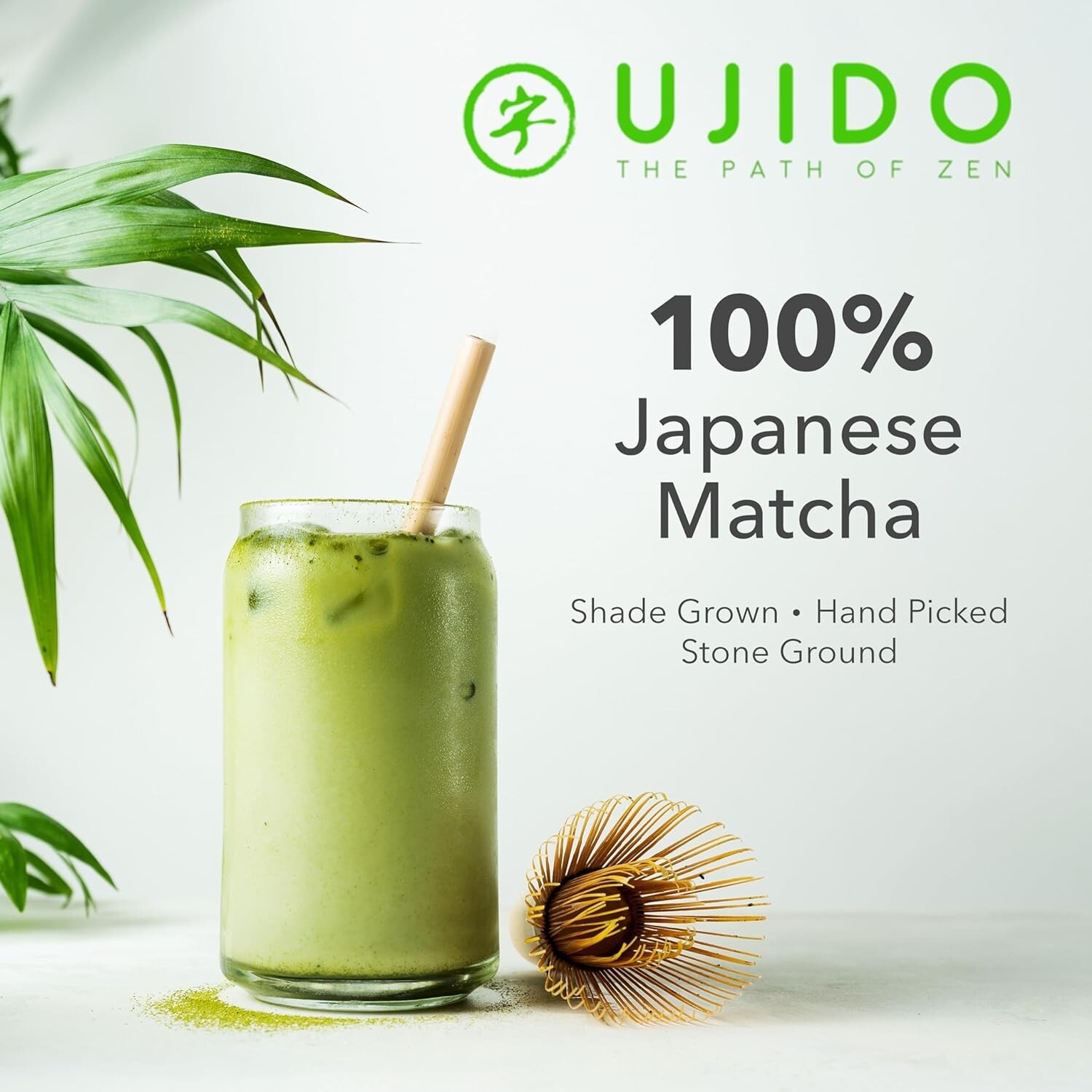 Ujido The Path of Zen Japanese Sugar Free Sweet Matcha Green Tea Powder 10 x 20G