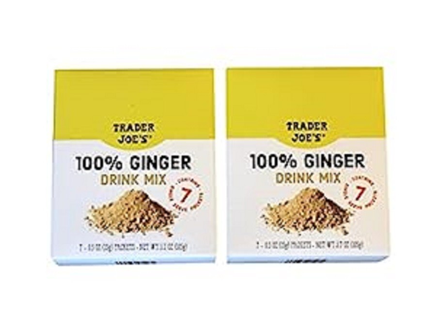 100% Natural Ginger Drink Mix 2 Boxes 14 Packets of 0.5oz (15g) EA Trader Joe’s