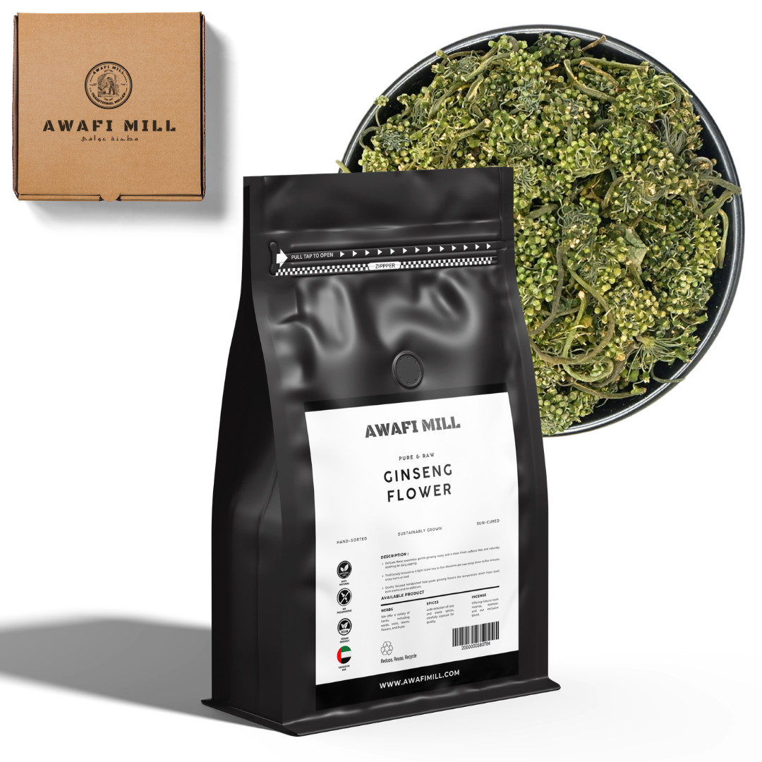 AWAFI MILL Ginseng Flower Buds | Dried Panax notoginseng Flower Buds