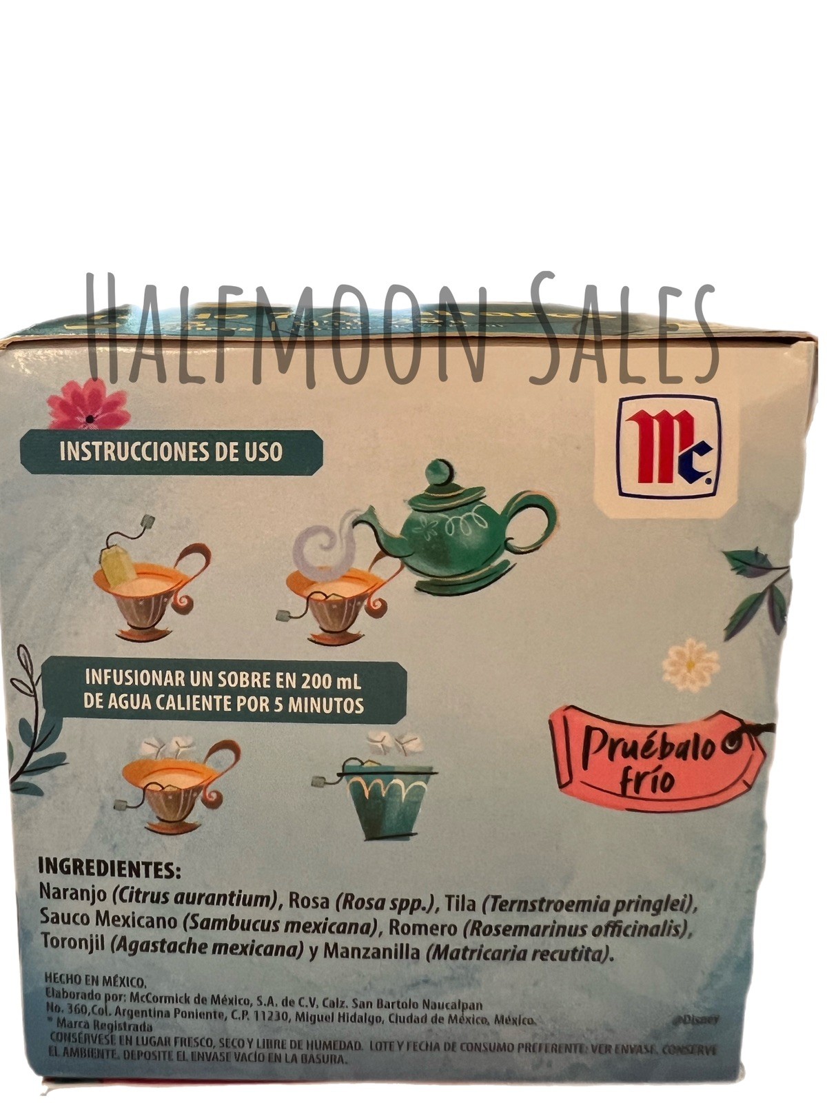 McCormick Tea Ginger Lemon, 7 Blossoms, Apple Cinnamon Te Variedad