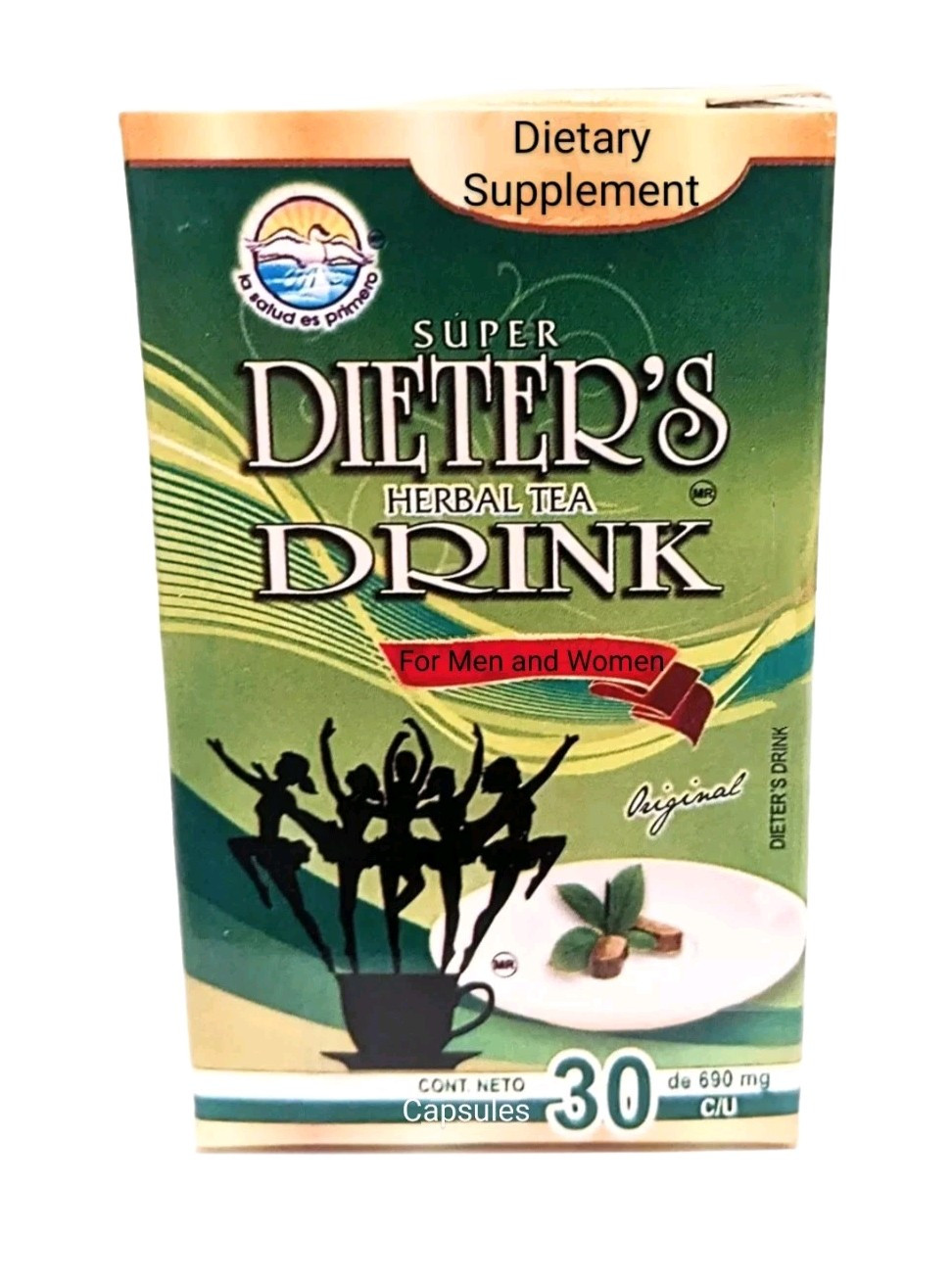 Super Dieter’s Herbal Tea Drink 30Caps Supplement