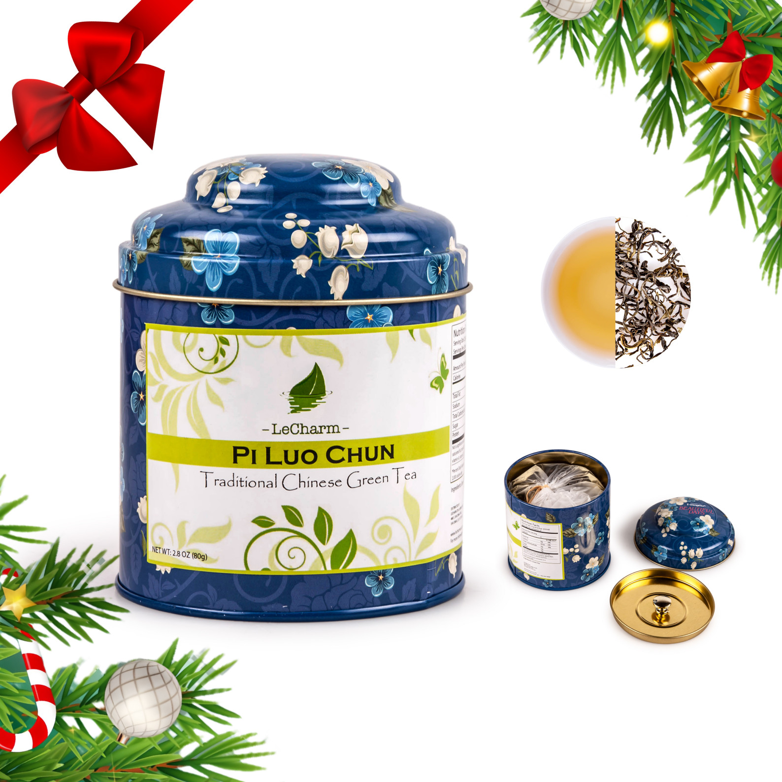 Premium BiLuoChun Green Pi Lo Chun China Green Tea Spring Bi Luo Chun US Stock