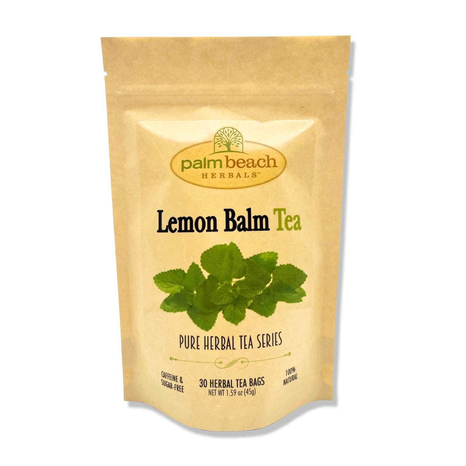 Lemon Balm Tea by Palm Beach Herbals | 30ct, Caffeine-Free