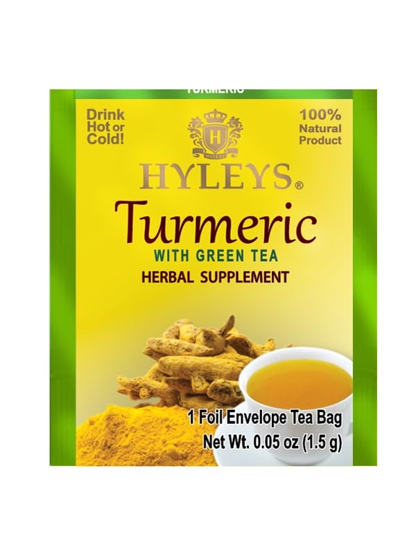 Turmeric Tea – Original Flavor – 50 Tea Bags – Wellness Herbal Supplement