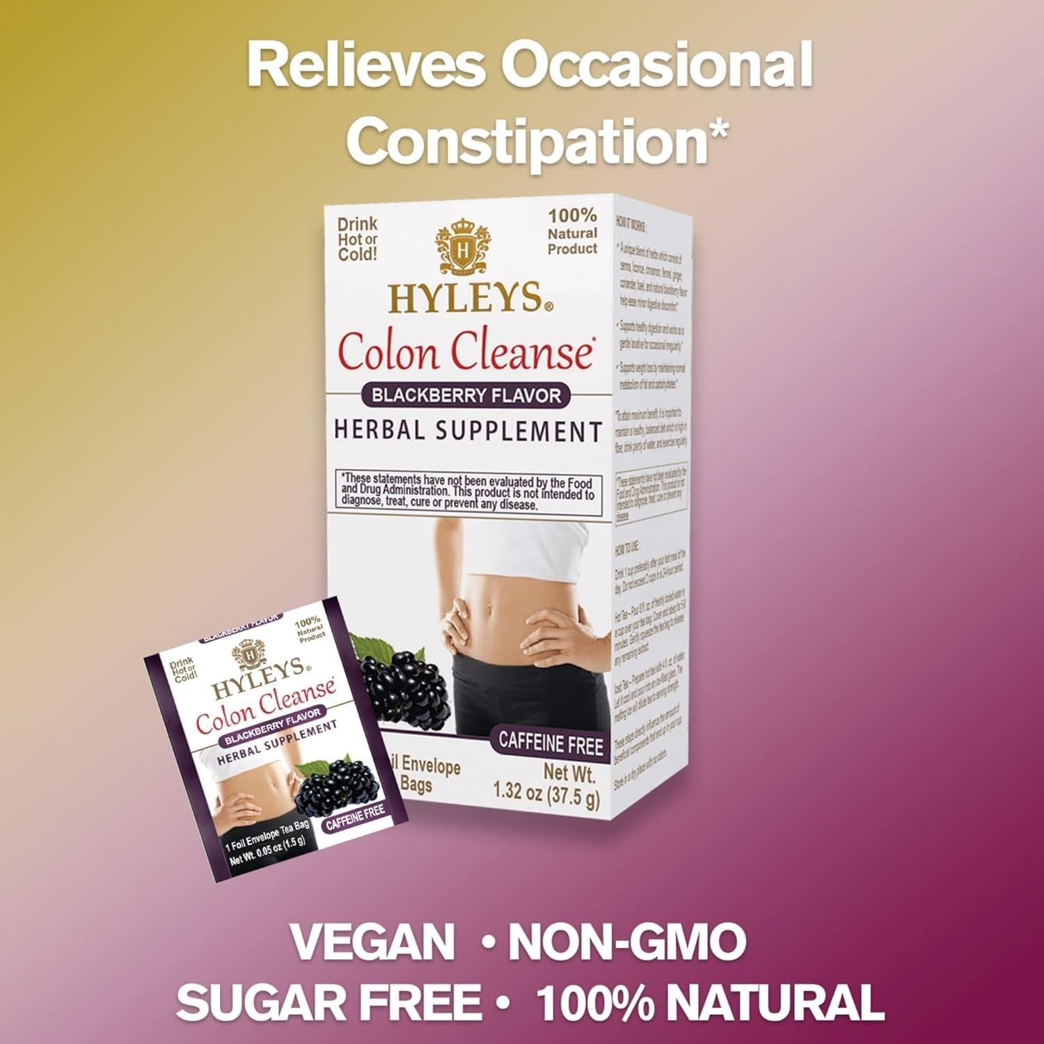 Colon Cleanse Tea Variety Pack – Cranberry, Blackberry, Acai Berry, and Goji …