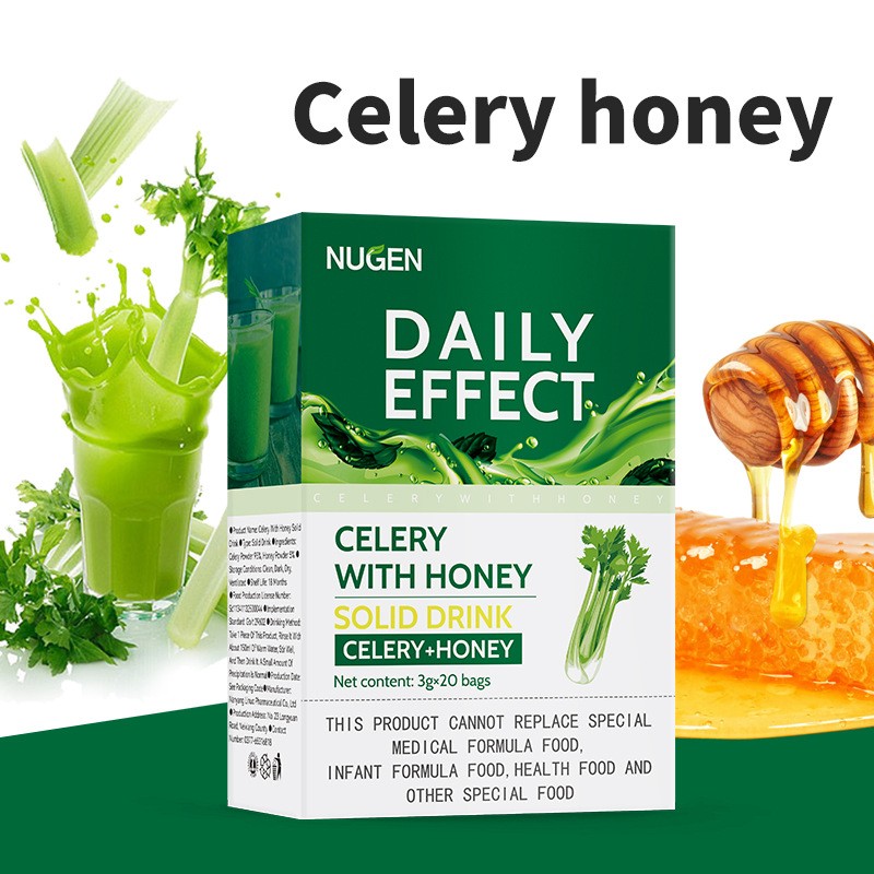 Organic Celery Juice Extract Supplement Beverage Honey Celery Powder