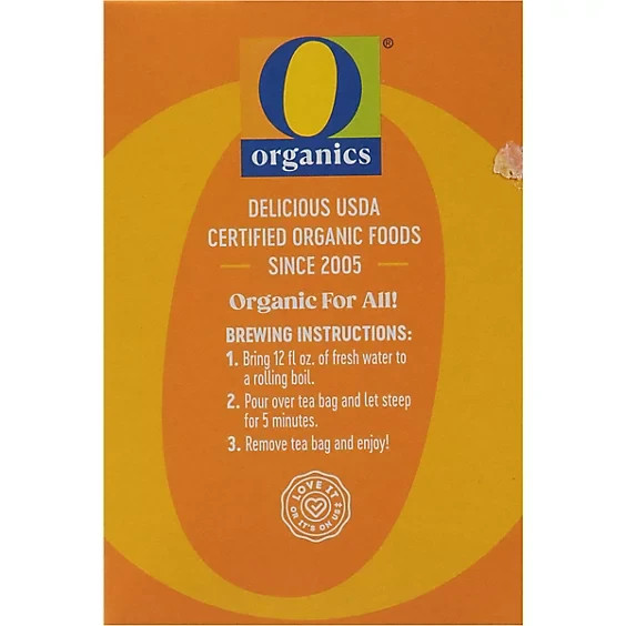 O Organics MAPLE PECAN SPICE Rooibos 16-Tea Bags Limited Edition ** BB 1/2027 **