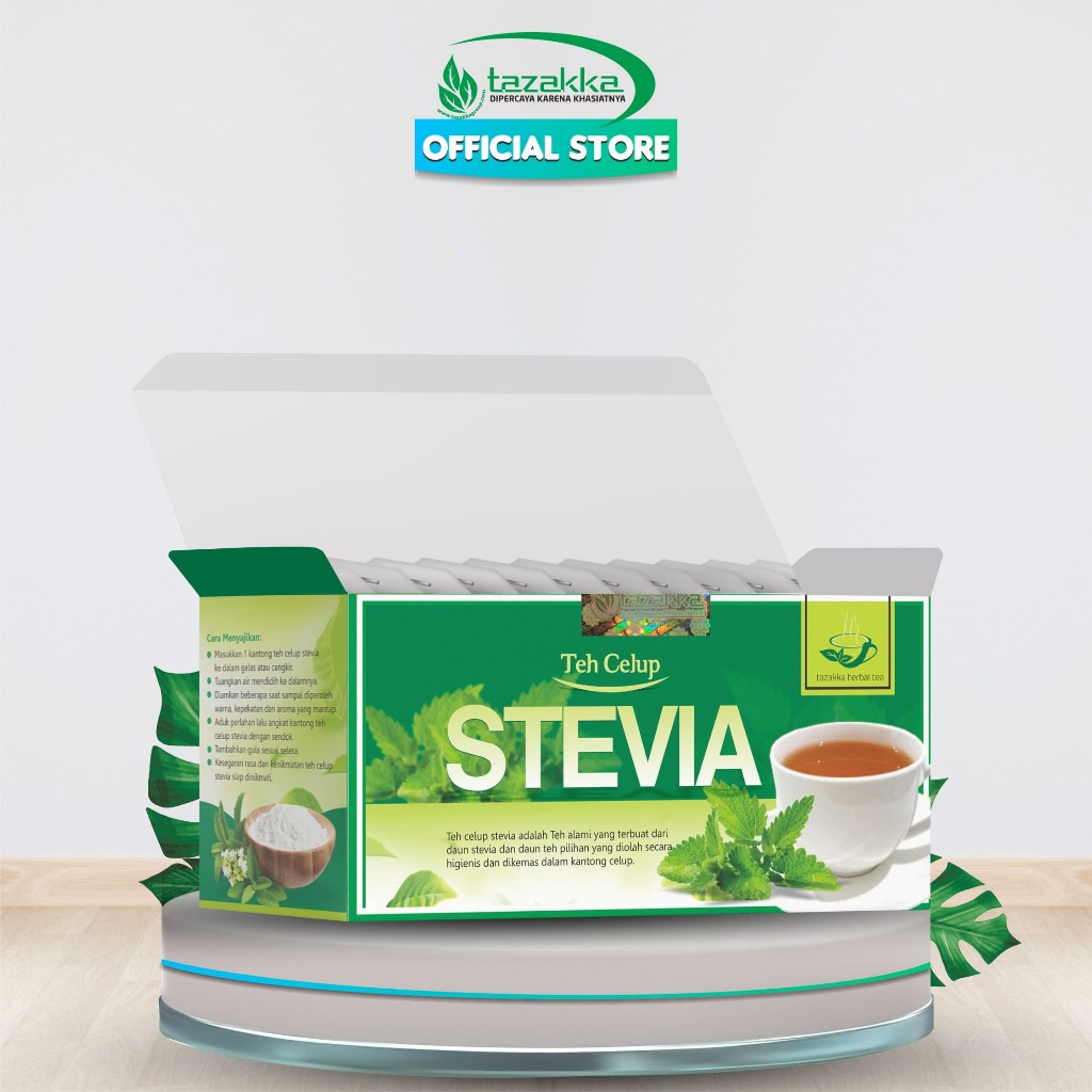 3x Stevia Leaf Herbal Tea Bags 50g (150g total) bundle aroma ritual flavor