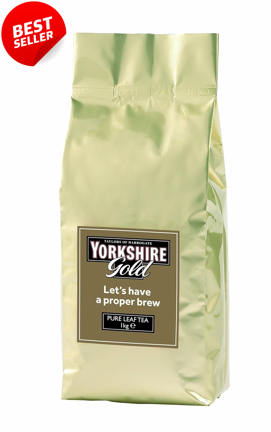 Yorkshire Gold Loose Leaf Tea 1kg Bag 35.27oz Strong Black Tea Pack of 1 US